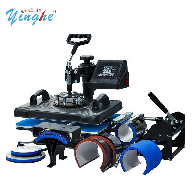 T Shirt Printing Machine 8 In 1 - Термопресс для кружек, футболок, тарелок, кепок,