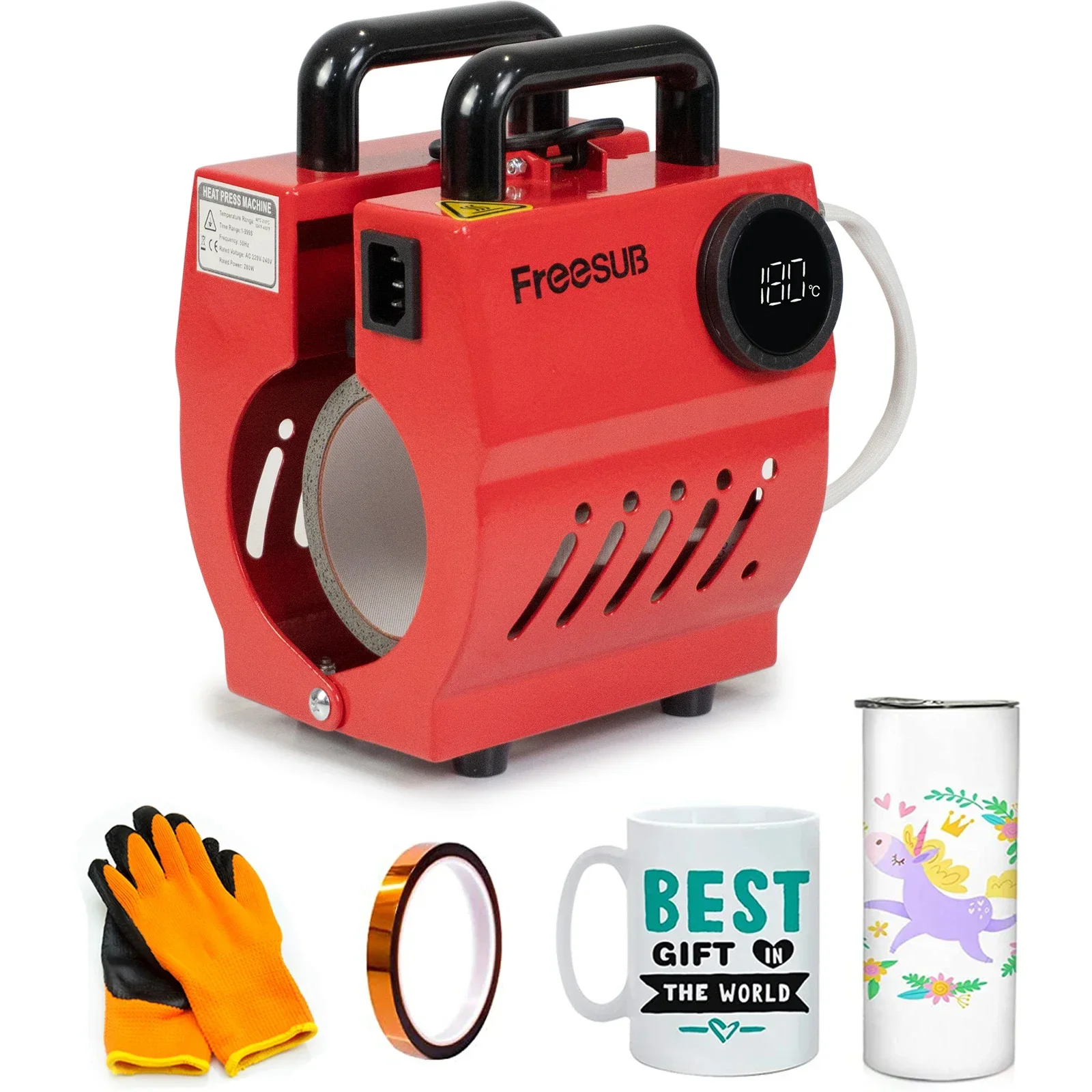 Mug Press Machine 11Oz - Портативный термопресс для кружек 2026/11oz с