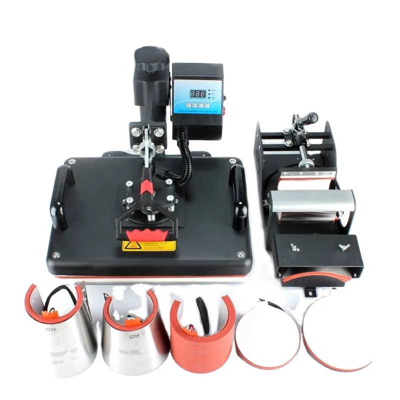 T Shirt Printing Machine 8 In 1 - Комбинированный термопресс 8 в 1, сублимационная