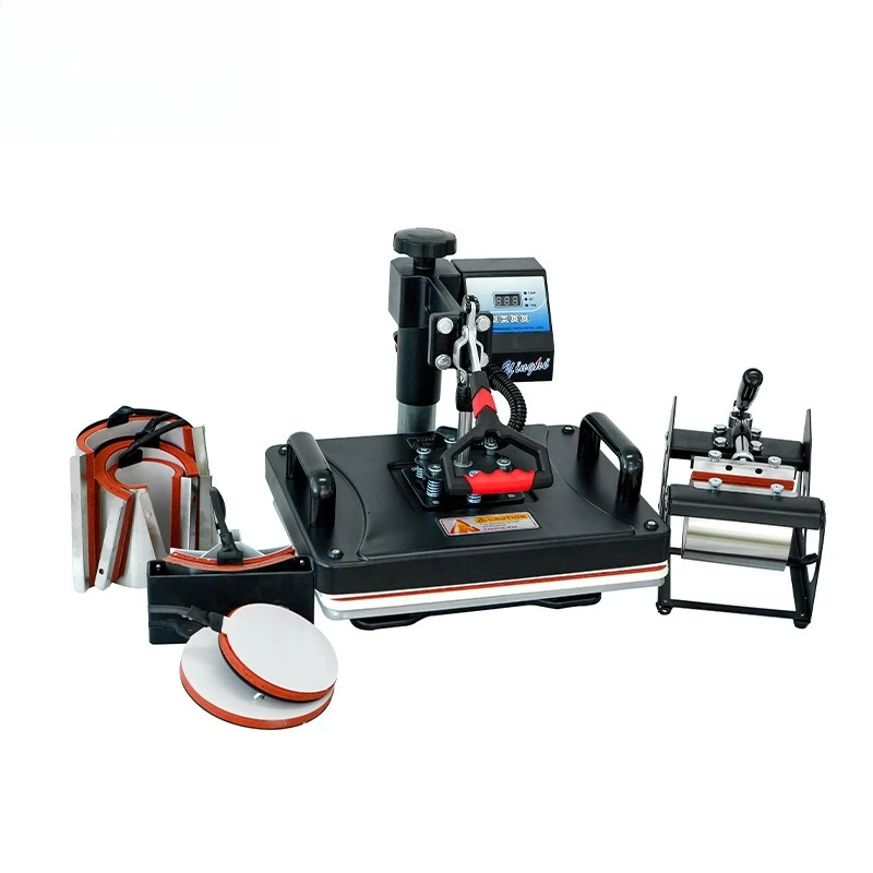 T Shirt Printing Machine 8 In 1 - Многофункциональный термопресс 8-в-1 для сублимационной печати