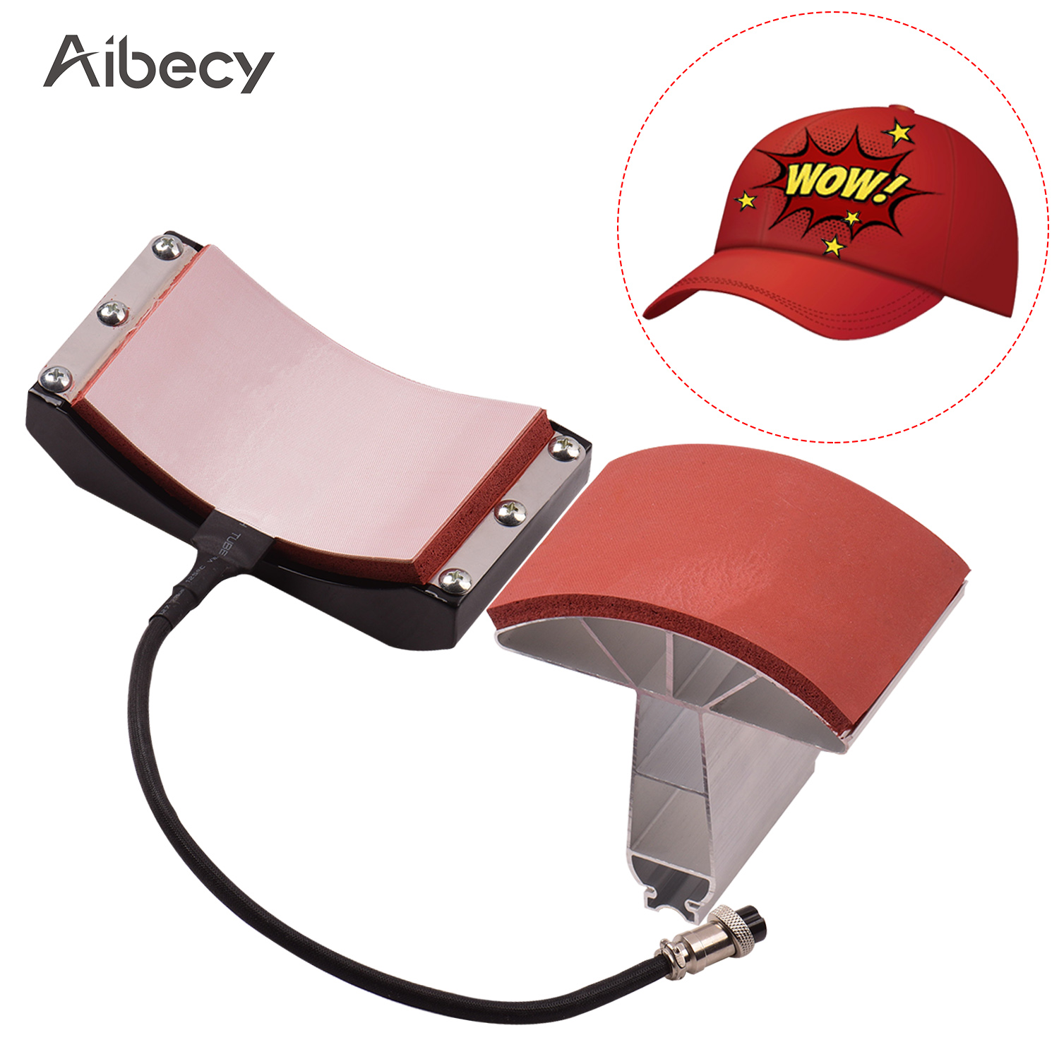 Cap Heat Press Machine - Нагревательное крепление Aibecy для печати на