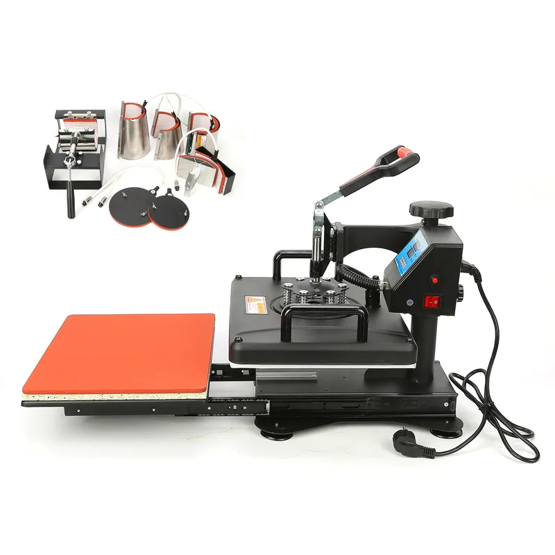 T Shirt Printing Machine 8 In 1 - Недорогая комбинированная термопресс-машина 8 в 1