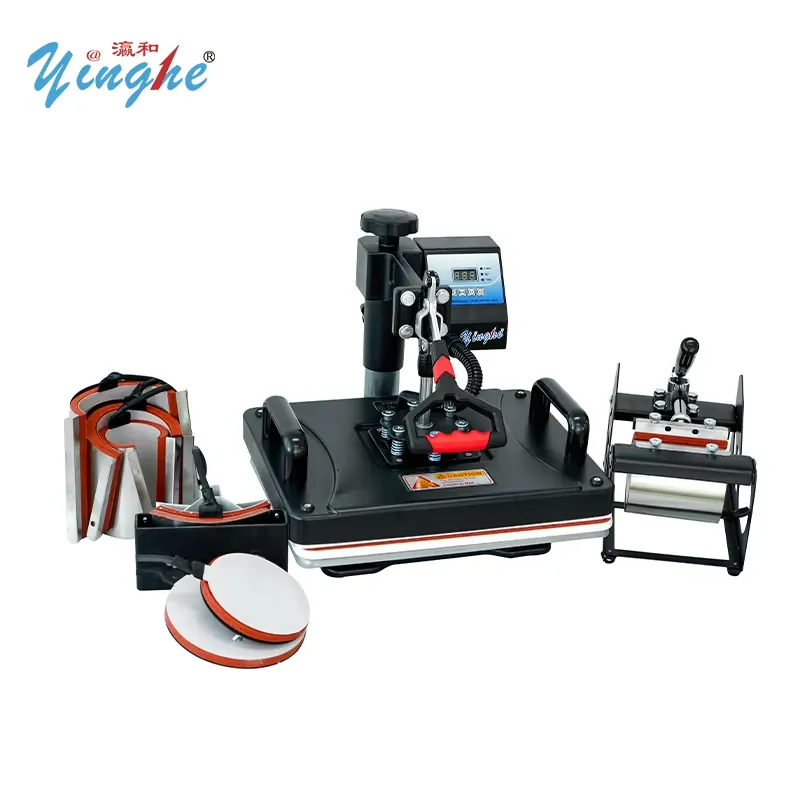 Новая цифровая термопресс-маши – обзор и цена T Shirt Printing Machine 8 In 1