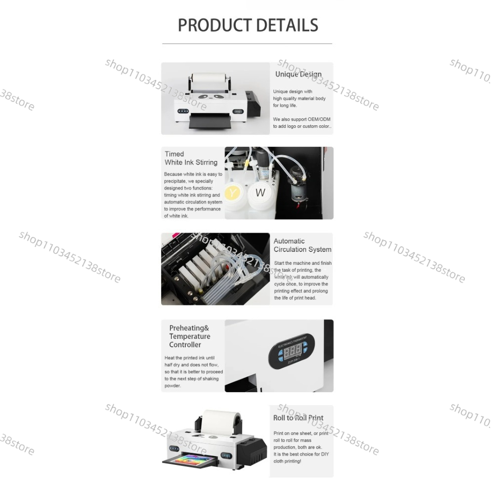 Принтер DTF для L1800 DX5 R139 – обзор и цена Dtf Printer 60Cm With Shaker
