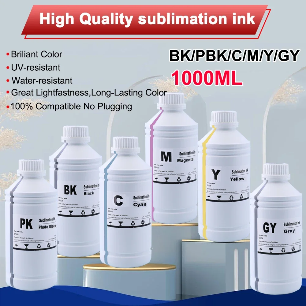 1л ET-8550 сублимационные черн – обзор и цена Sublimation Ink 1L Refill
