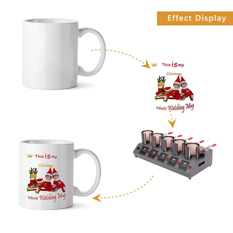 Новая полуавтоматическая термо – обзор и цена Mug Press Machine 11Oz