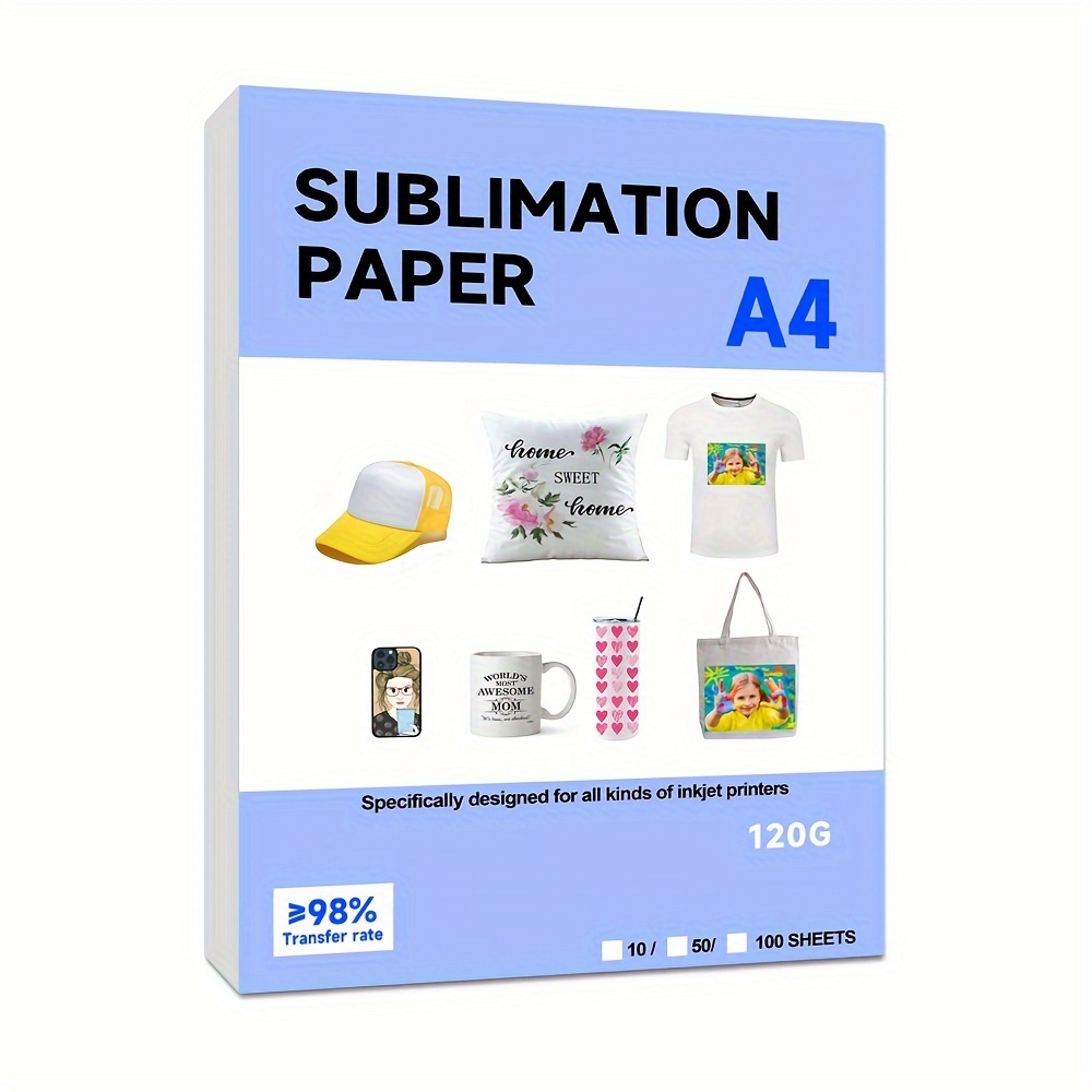Сублимационная бумага A4 120 г – обзор и цена Sublimation Paper A4 100 Sheets