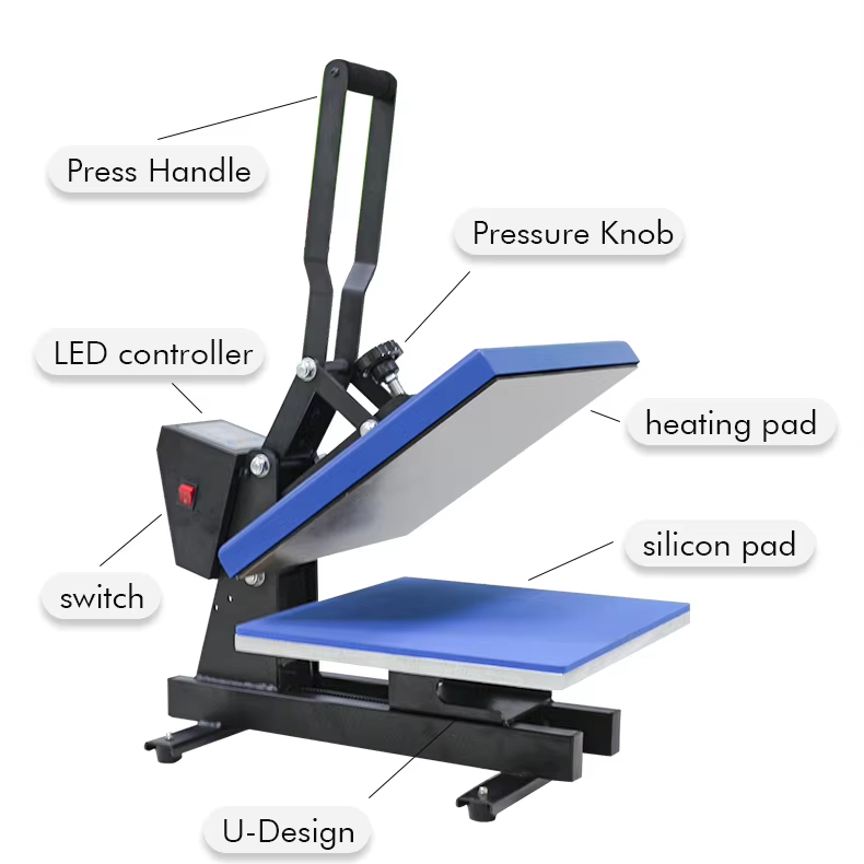 15x15 Печатная машина для футб – обзор и цена Heat Press Machine 38X38