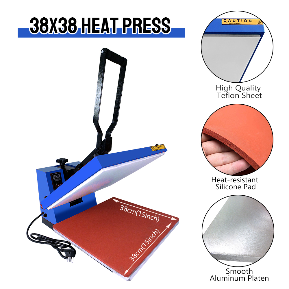 Цифровой термопресс для сублим – обзор и цена Heat Press Machine 38X38