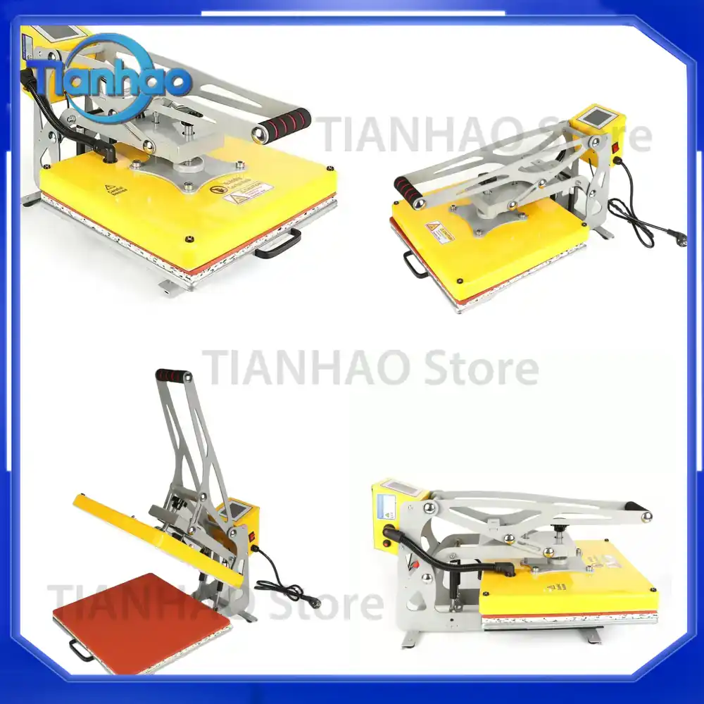 Автоматический термопресс для  – обзор и цена Heat Press Machine 15X15 Auto Open