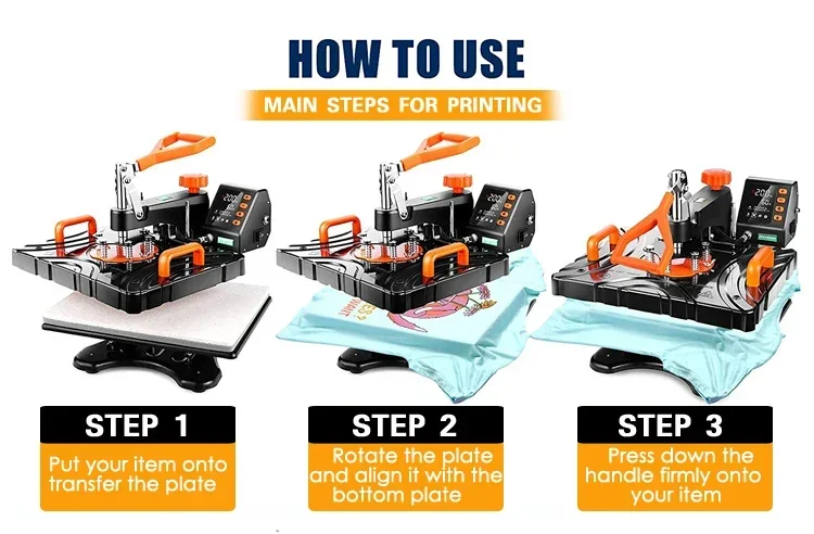 Лидер продаж 29*38 см 8-в-1 ко – обзор и цена T Shirt Printing Machine 8 In 1