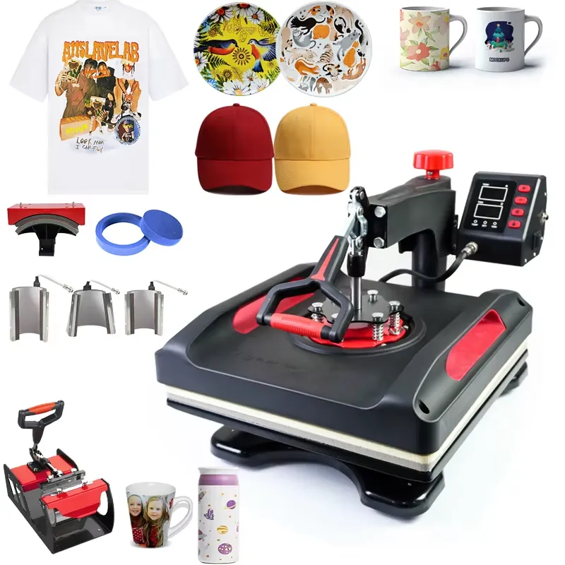 Многофункциональный термопресс – обзор и цена Heat Press Machine 38X38