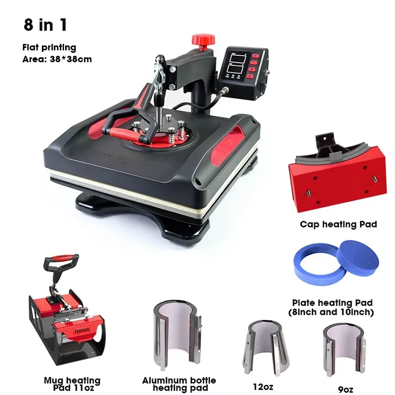 Многофункциональный термопресс – обзор и цена Heat Press Machine 38X38