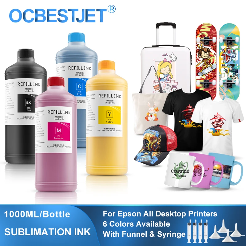 1 л сублимационных чернил для  – обзор и цена Sublimation Ink 1L Refill