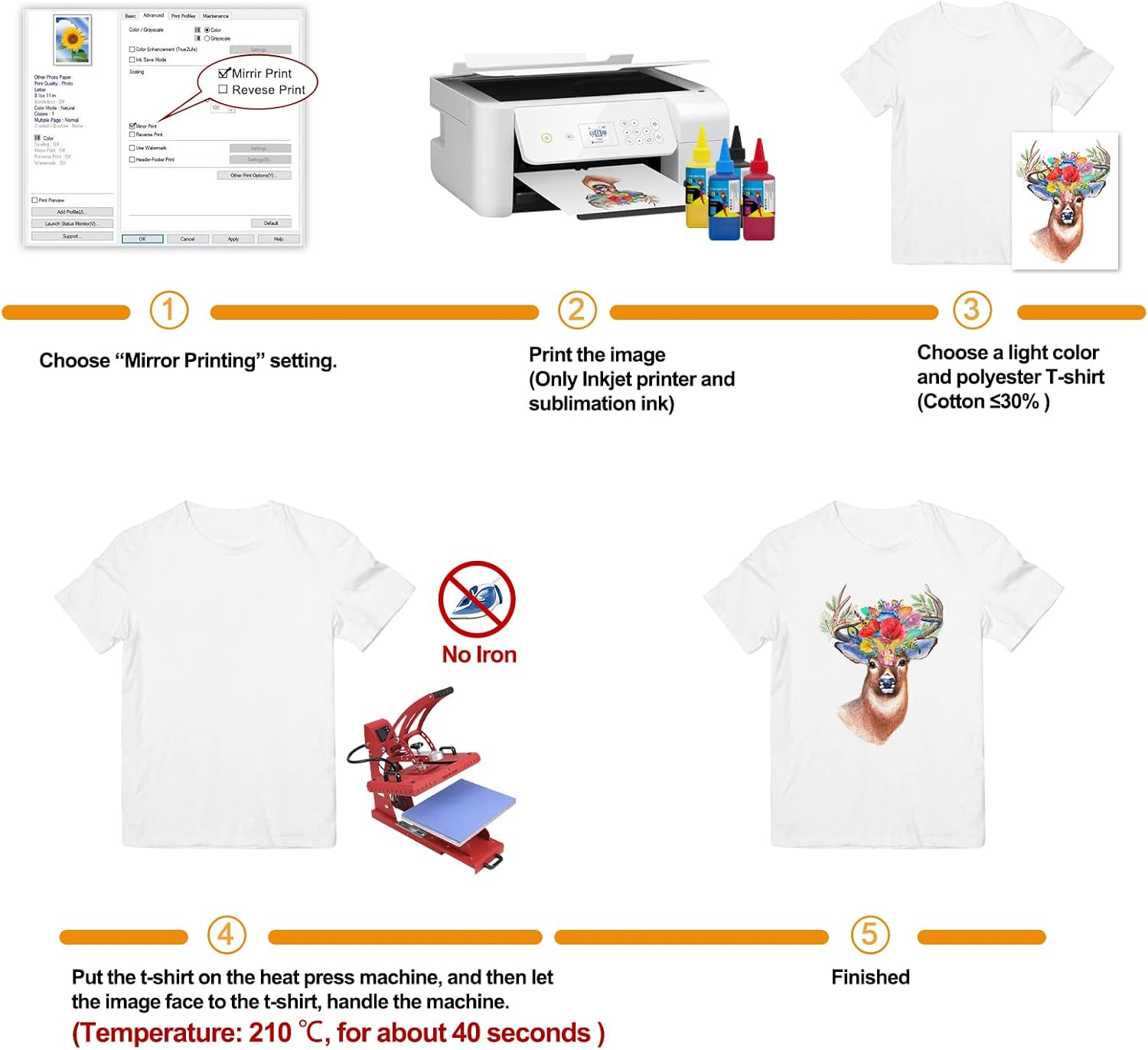 HUSPER 125 г A4 100 листов суб – обзор и цена Sublimation Paper A4 100 Sheets