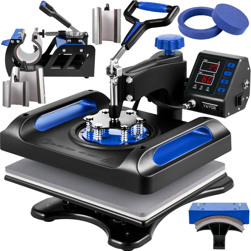 Комбинированный термопресс 8 в – обзор и цена T Shirt Printing Machine 8 In 1